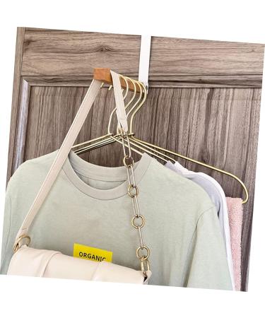 KOMBIUDA Door Hook Multi-Function Clothes Hook Over Door Towel Hook Towel Hangers Wall Coat Hanger Black Iron 17.5X16CM Black - Buy Online on GoSupps.com