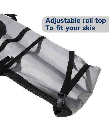 SOGUKOER 185CM Ski Bag Padded Snowboard Bag | Water-Resistant & Durable | Compression Straps | Adjustable Length | for Snow & Air Travel - Buy Online on GoSupps.com