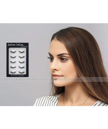 Buy DESIRES LASHES Multipack Demi Wispies Fake Eyelashes - 5 Pairs for Gorgeous Eyes | International Shipping Available - Buy Online on GoSupps.com