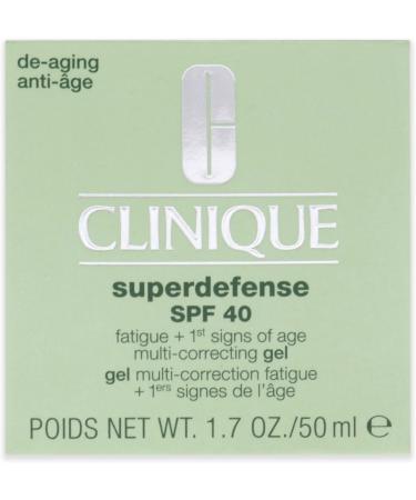 Clinique SUPERDEFENSE GEL SPF 40 - ANTI FATICA + PRIMI SEGNI DEL TEMPO - Buy Online on GoSupps.com