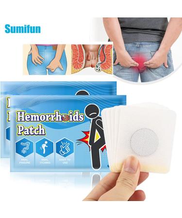 30pcs Hemorrhoid Patch Itch Relief Portable Mild Organic Hemorrhoid Care Pad - Buy Online on GoSupps.com