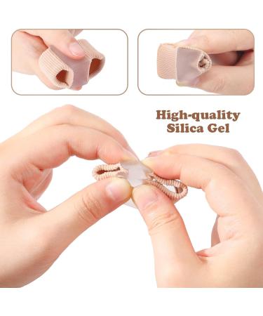 Geiserailie Bunion Toe Separators - 4 Pack Toe Spacers for Overlapping Toes and Hammer Toe Correction - Gel Toe Straightener for Pain Relief - Women Men - with Wooden Box - Buy Online on GoSupps.com