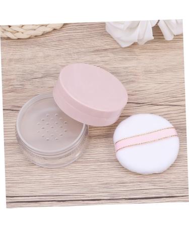 FOMIYES 3pcs Powder Puff Case Empty Loose Cosmetic Jars Makeup Powder Holder Refillable Loose Makeup Pink 1 g (Pack of 1) Pinkx3pcs - Buy Online on GoSupps.com
