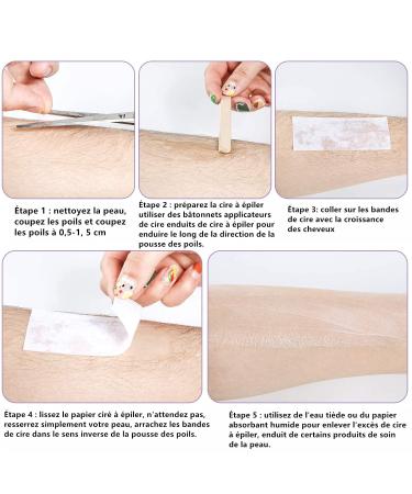 Premium Fleece Wax Strips - 400 Pieces for Face & Body Hair Removal | Biodegradable Bikini Wax Band Paper - Buy Online on GoSupps.com