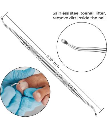 Artcut 9PCS Yellow Toe Nail Clippers Set - Professional Heavy Duty Clippers for Ingrown & Thick Nails - Strong Ingrown Toenail Tool - Buy Online on GoSupps.com