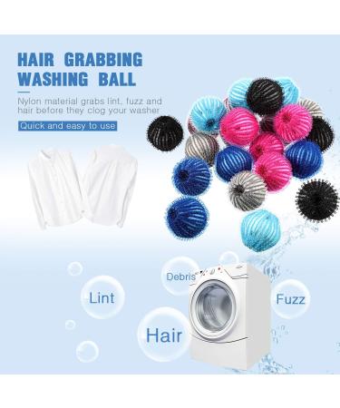 Pet Hair Remover Laundry Balls - Reusable Dryer Balls for Lint Removal - 6 Colors (12 count) - Buy Online on GoSupps.com