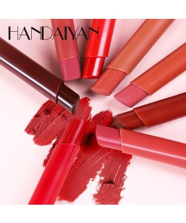 8 Colors Matte Lipstick Set - Long-lasting Moisturizing Lip Balm Makeup Kit for Women & Girls | International Shipping - Buy Online on GoSupps.com