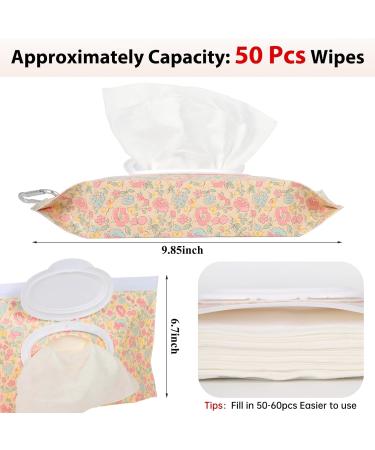 Buy 2 Packs of Portable Baby Wet Cloth Holders | Refillable & Reusable Moisture Containers for Fresh Wipes | International Shipping Available - Buy Online on GoSupps.com