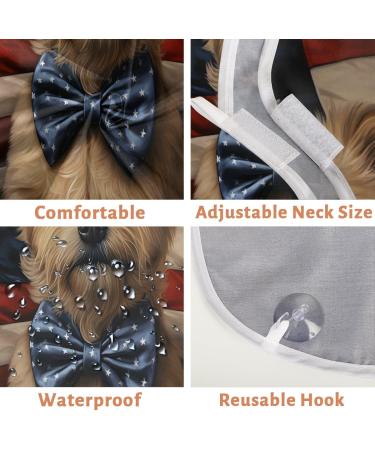 Beard Bib Apron for Men - Independence Day & Father's Day Gift | Puppy Design Hair Catcher with Suction Cups - Buy Online on GoSupps.com