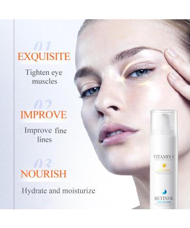 Anti-Wrinkle Eye Cream Containing Vitamin C and Retinol Hydrates and Moisturizes Lift and Firm Skin Reduces Wrinkles and Fine Lines Improves Eye Bags and Dark Circles Korean Skincare 0.71 Oz - Buy Online on GoSupps.com