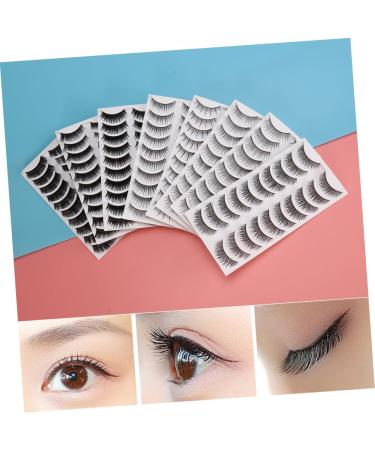 minkissy 80 Pairs Stick on Eyelashes Long Fake Eyelashes Lashes for Women Thickness Eyelashes Makeup Eyelash Beauty Favors Supplies Fluffy False Eyelashes Reusable Eyelashes Dense 3D Cart - Buy Online on GoSupps.com