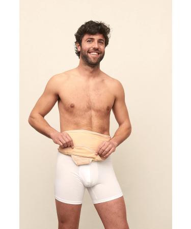 Ostomy Belt 3XL | Colostomy & Ileostomy Support | Sports & Water Wings | Durable Ostomy Bag Cover & Stoma Accessories - Beige - Buy Online on GoSupps.com
