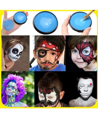 Karlor Facial Color 30g Dark Red Water-Based Makeup for Face & Body - Ideal for Adults & Kids Halloween Carnival Cosplay - Buy Online on GoSupps.com