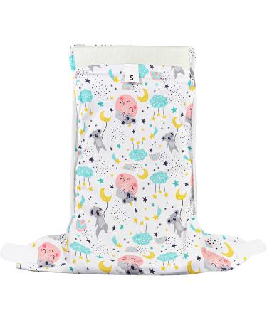 Petit Lulu Spreader Pants for Wide Diapering - Size S (3-6 kg) Velcro - Dreaming Koalas - International Shipping - Buy Online on GoSupps.com