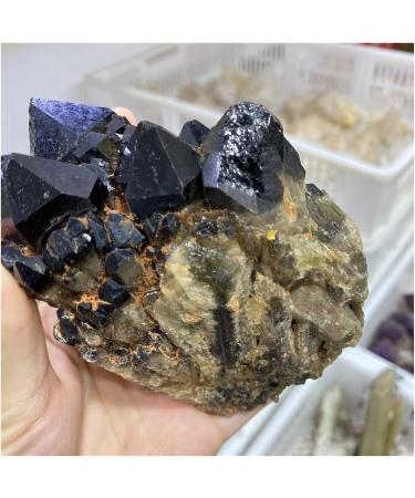 Crystal Cluster Natural Black Crystal Pineapple Cluster Quartz Ore Specimen Decorative Gift ningxiao (Size : 800-900g) - Buy Online on GoSupps.com