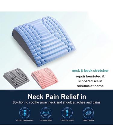 Refresh Neck and Back Cracker - 2023 Adjustable Backboard for Pain Relief Herniated Disc Sciatica & Scoliosis - Purple Violet - Buy Online on GoSupps.com