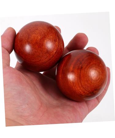 Healeved Wooden Massage Balls - Set of 4 Handcrafted Bamboo Training & Stretch Balls for Muscle Relief & Finger Health - Buy Online on GoSupps.com