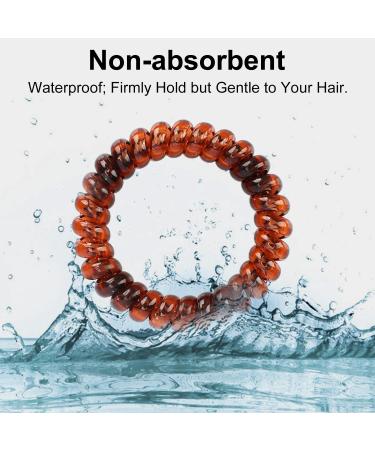 Jesslab Spiral Hair Ties - 10 PC Traceless No-Damage Hair Accessories for Women & Girls - Color Sorted Ponytail Holders - Buy Online on GoSupps.com