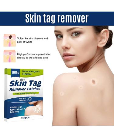 Skin Tag Remover Patch 144 PCS | Safe & Effective Skin Tag Removal Patches | 144 pcs/box - Buy Online on GoSupps.com