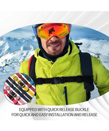 Khiry 7-Piece Chest Strap Backpack Set - Adjustable Chest Strap Satchel with Spare Buckles for Hiking & Jogging - Buy Online on GoSupps.com