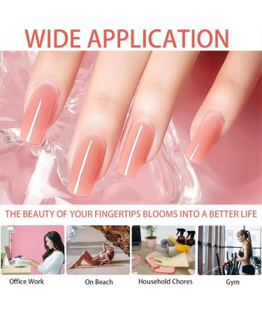 Nude Nail Polish Set 3 Colors Nail Varnish Sets Quick Dry & Long Lasting Pink Nude Nail Polish No Need UV Light Pink Nail Varnish for DIY Nail Art 15ML - Buy Online on GoSupps.com