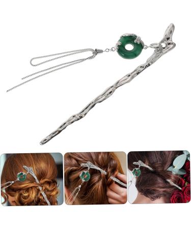 LALAFINA Hairpin Chinese Flower Hair Chopsticks Rhinestone Barrettes for Women Bridal Hair Clip Japanese Hair Pin Hair Bun Stick Chopstick Rhinestones Hair Stick Miss Acrylic - Buy Online on GoSupps.com