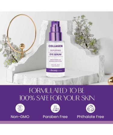 Buy Collagen & Hyaluronic Acid Under Eye Serum - Anti-Aging Hydrating & Puffiness Reducing - Korean Skin Care for All Skin Types - 1 oz - Buy Online on GoSupps.com