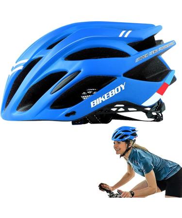 Shop Lingjiong Flexible Bicycle Head Protection - Light Helmet for Adults | Captain Edition - Blue - Moisturizing Feed | International Shipping Available - Buy Online on GoSupps.com