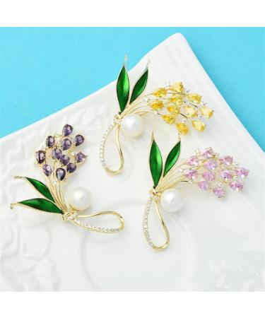 WIPPWER Pin Jewelry Gifts for Women Ladies Fashion Accessories Ladies Elegant Crystal Wheat Brooch Wheat Shape Party Banquet Brooch Brooches & Pins - Buy Online on GoSupps.com