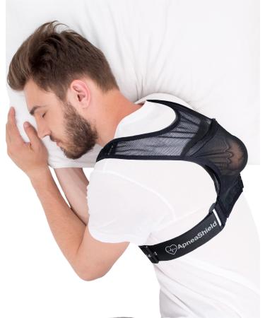 ApneaShield - Sleep Position Trainer for Sleeping On Your Side | Snore Stopper | Anti Snoring Solution | Lightweight Comfortable Effective in Reducing Supine Sleep Time