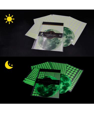 Ezigoo Glow in The Dark Stars Stickers - 476Pcs Luminous Decals for Kids Bedroom - Adhesive DIY Wall Stickers for Nursery Room - Ceiling Glow in The Dark Stickers for Baby Toddler Children - Buy Online on GoSupps.com
