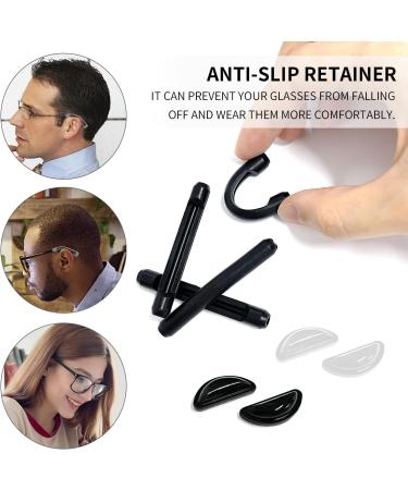 4 Pairs Anti-Slip Glasses Legs & 10 Silicone Nasal Pads - Perfect Hold for Sunglasses & Reading Glasses | International Shipping - Buy Online on GoSupps.com