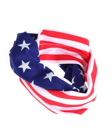 Buy Frcolor America Flag Headbands - USA Patriotic Elastic Hair Accessories for All Occasions - Buy Online on GoSupps.com