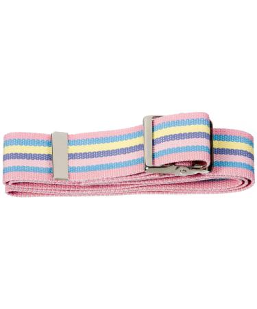 80335 Gait Belt with Metal Buckle 2" Width 48" Length 3 Pastel