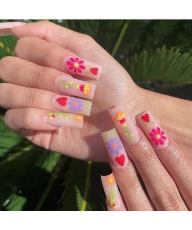 24Pcs New Fake Nails Press On Gradient Light Green Striped Diamonds Wearable High Fashion Detachable Manicure with Jelly Glue LTM1130