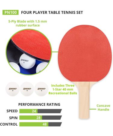 Champion Sports Table Tennis Set - 4 Player Bundle - Buy Online on GoSupps.com