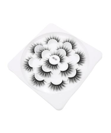 1 Box 6d False Eyelashes False Eyelash Beauty Woman Beauty Eyelashes Fake Eyelash Dense Makeup Eyelashes Curly Fake Lashes Girl Beauty Eyelashes Dense Eyelashes Chemical Fiber