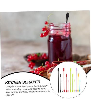CIMAXIC 12ST Silicone Scraper for Cosmetic Bottles | Long Handle Make-Up Scrub & Cake Cream Spatula | Perfect for Peeling Gel & Dessert - Buy Online on GoSupps.com