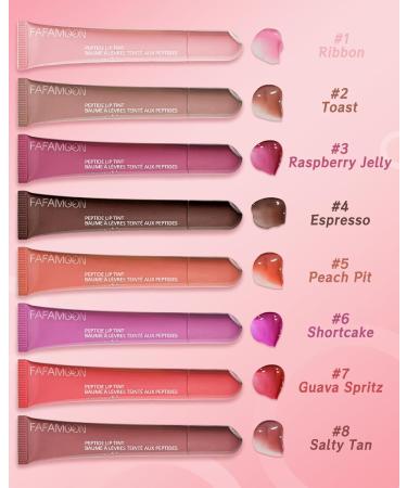 Plumping Lip Tint 2Pcs Hydrating Lip Gloss Glaze Water Gloss Lip Tint Tinted Lip Butter Balm Smooth Glow Lip Oil Nourishing & Non-sticky Lip Gloss Long Lasting & Moisturizing Lip Stain -01+02 01 Ribbon + 02 Toast - Buy Online on GoSupps.com