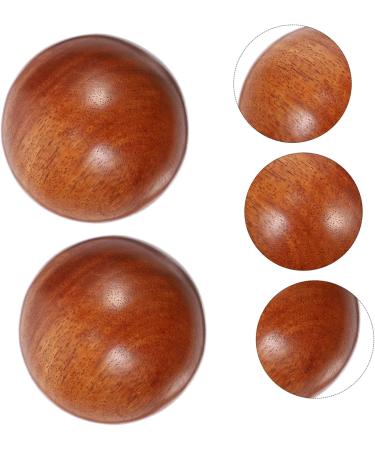 OHPHCAL 2 Health Ball Handball Stress Ball - Premium Wood Massage Balls for Adults | Ideal Gifts & Foot Muscle Relief - Buy Online on GoSupps.com