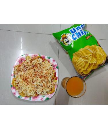 Uncle Chipps Potato Chips 50g (Pack of 24) | Classic Indian Snack with Irresistible Crunch | Spicy Treat | On-the-Go Snacking - Buy Online on GoSupps.com