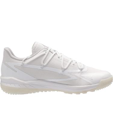 adidas Men's Adizero Afterburner 8 Turf Baseball Shoe 11.5 - White/Silver/Grey - Buy Online on GoSupps.com