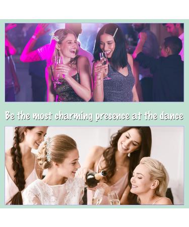 4 Pieces Rhinestone Bridal Hair Clips Shining Wedding Leaf Hair Clips Crystal Hair Clips Bridal Wedding Hair Clips Silver Crystal Barrette Hair Clips for Women Girls (2 Styles) - Buy Online on GoSupps.com