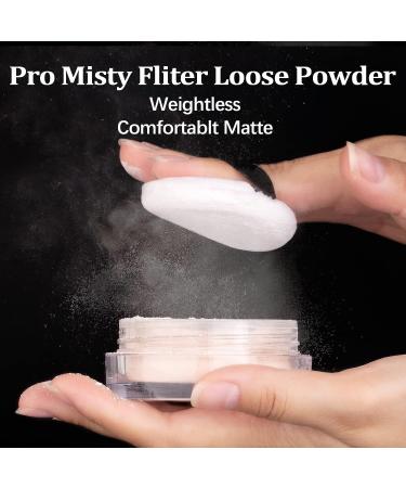 Oulac Misty Filter Loose Setting Powder 8HR Oil Control Lasting Matte Finish Porcelain (01) 8.3g - Buy Online on GoSupps.com