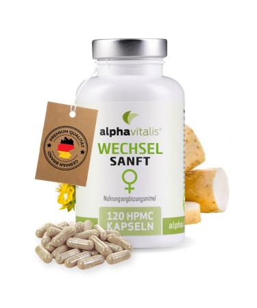 Modulator Vital fabric Complex capsules for women 120 pcs- Yams root capsules high -dose - menopause capsules for women - menopause capsules with St. John's wort sage & grape silver candle