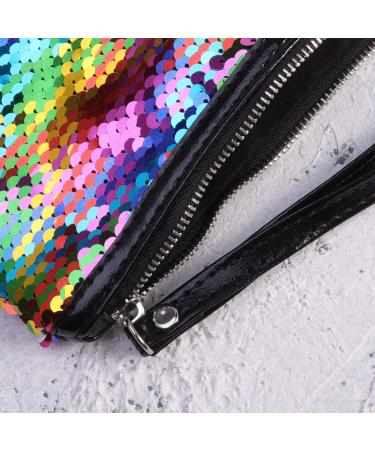 Lurrose Color Changing Sequin Cosmetic Bag - Fashionable Clutch Handbag & Colorful Makeup Organizer - Buy Online on GoSupps.com