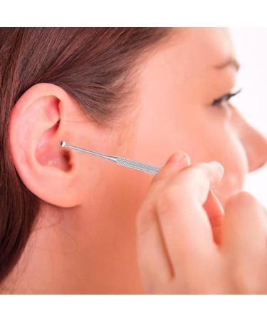 Stainless Steel Earwax Removal Kit for Kids and Adults - Ear Curette Tool Set for Safe and Efficient Ear Cleaning - Silver 9.5X1.8CM - Buy Online on GoSupps.com