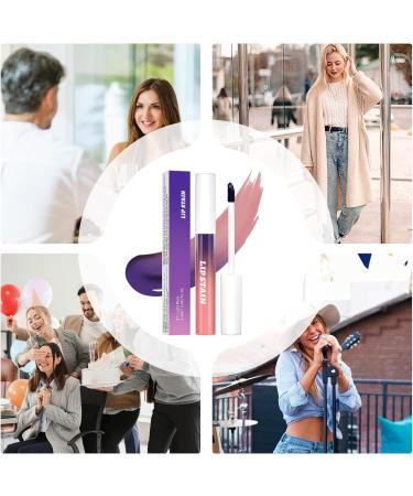  Opilroyn Peel Off Lipstick Long Lasting No Colour Loss No Bleeding No Smudges Waterproof Non-stick Cup Peel-Off Lip Polish Lip Gloss 2.5 ml Matte Lipstick - Buy Online on GoSupps.com