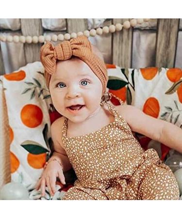 DRESHOW Baby Girls Nylon Headbands - 5 Pcs Rib Knit Hair Accessories for Newborns & Toddlers - Buy Online on GoSupps.com