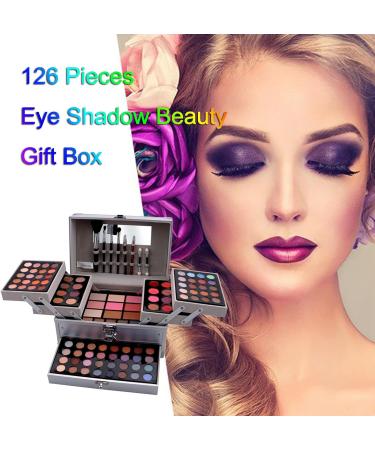 118 Colors Make up set teenagers girls Cosmetic Palette Set include Eyeshadow Palette Lipstick Blush Foundation Concealer Face Powder Mascara Lipgloss Brush for Every Woman - Buy Online on GoSupps.com
